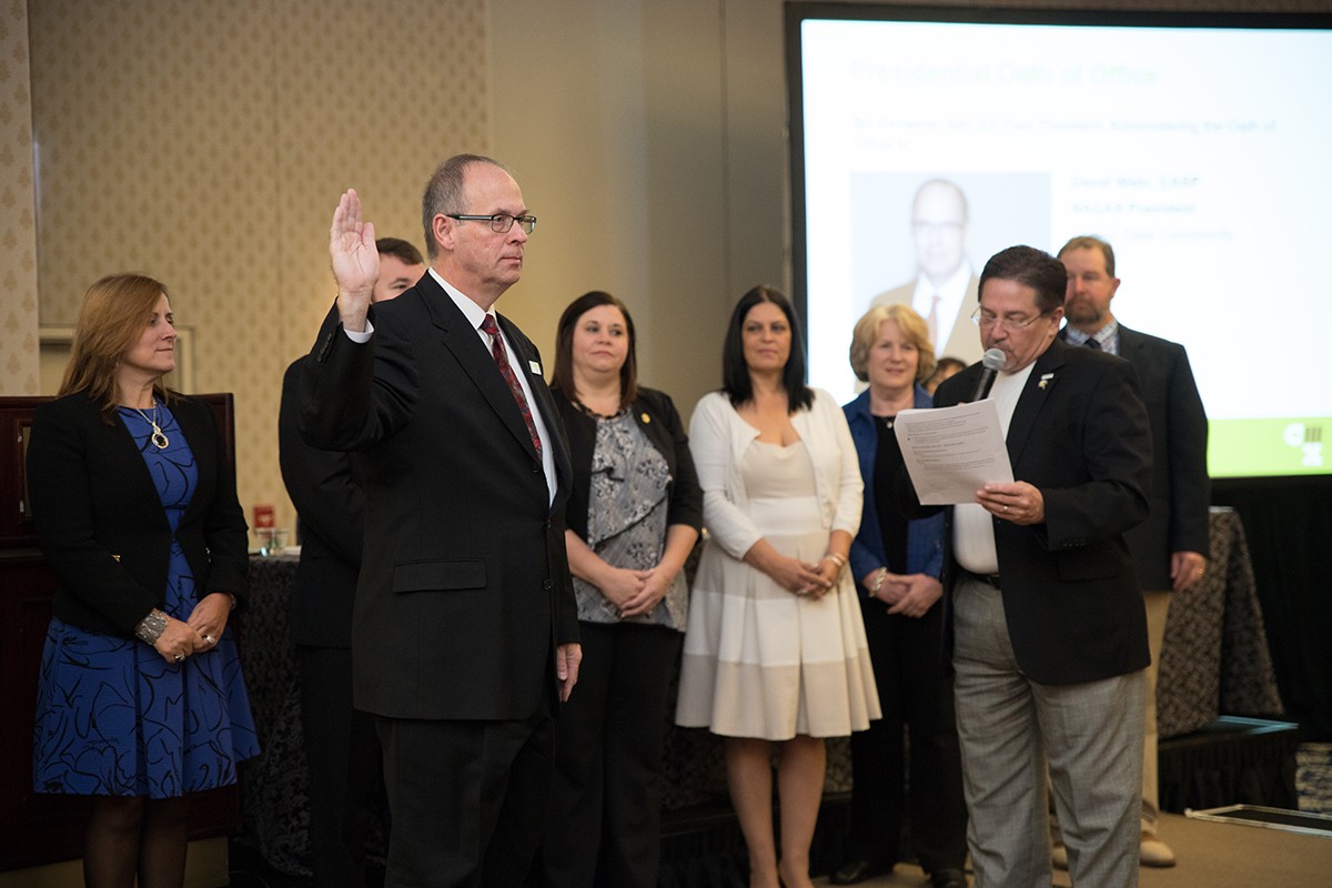 NACAS Inaugurates David P. Wahr, CASP, as President and Installs the New 2018 Board Members