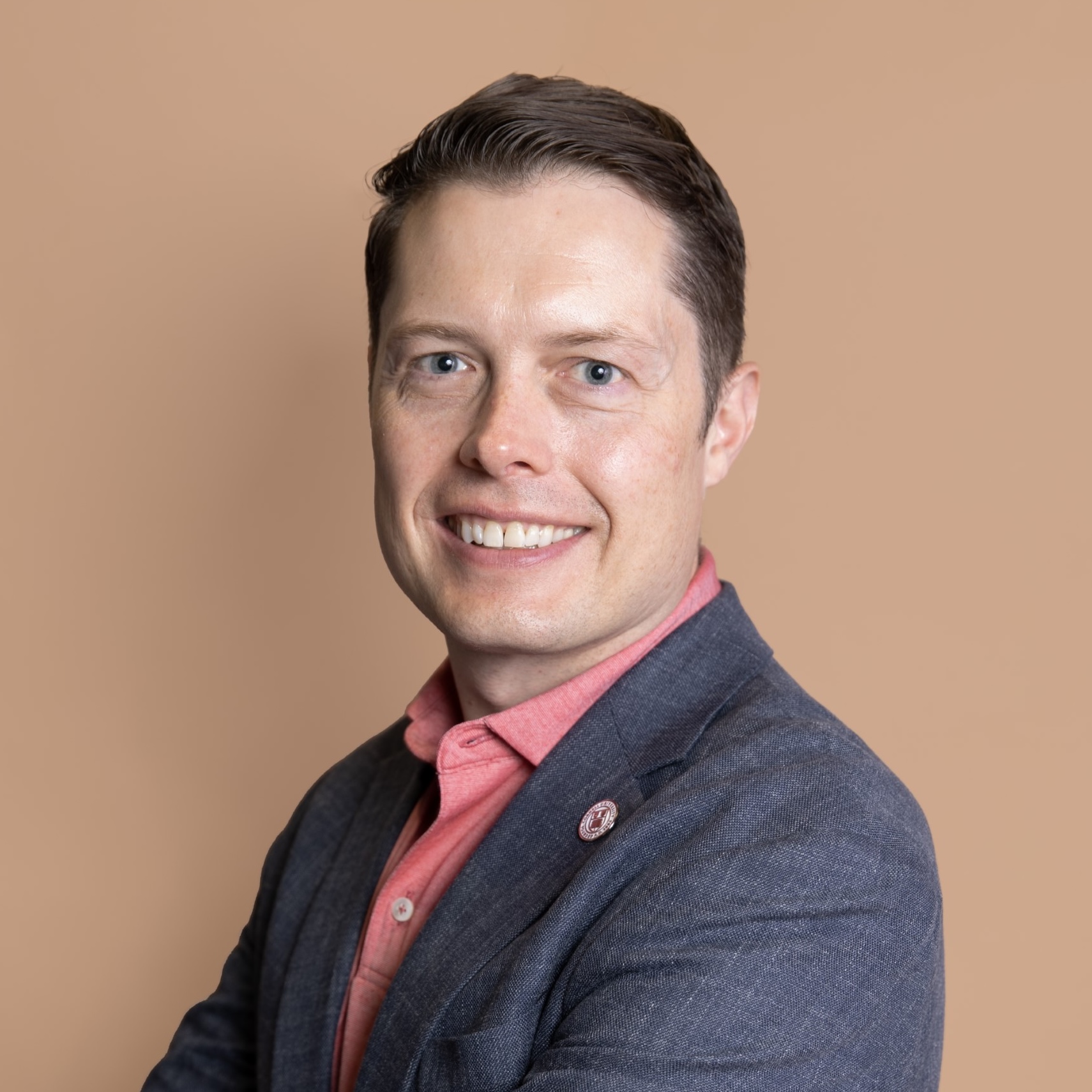 Jim Best Red Polo Head Shot